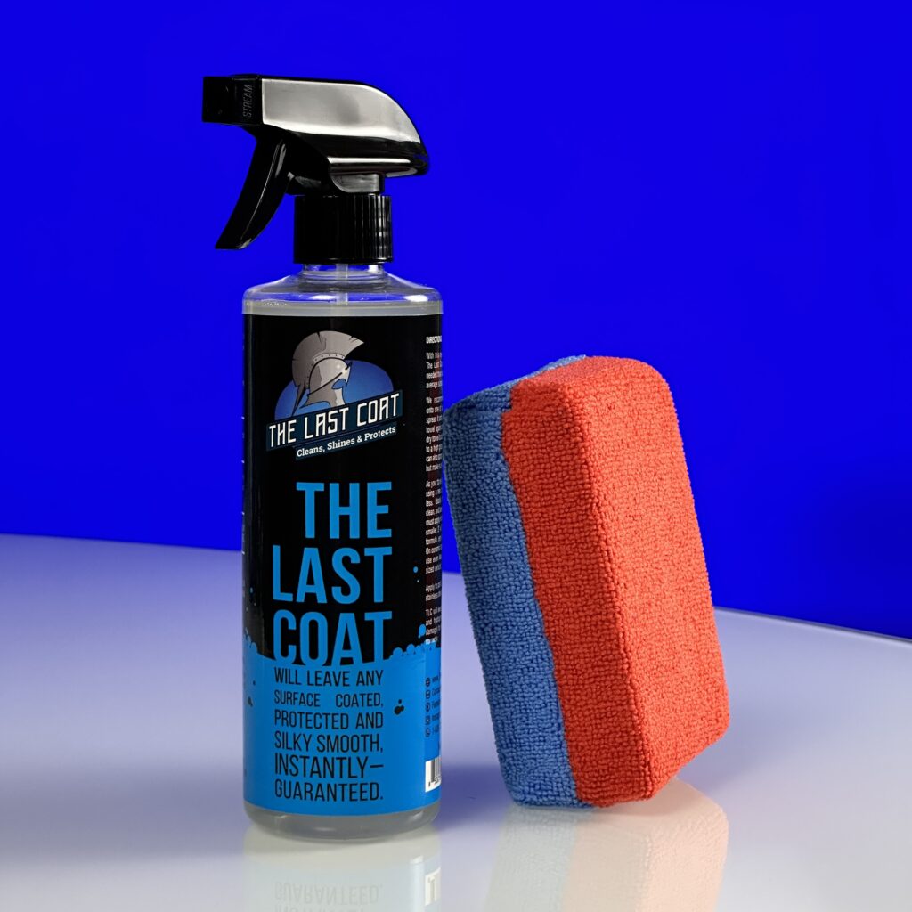 THE LAST COAT 16oz Upgraded Formula 2.0 Sio Hydrophobic Ceramic Coating + Microfiber Applicator