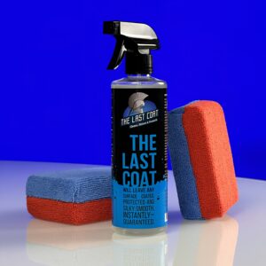 THE LAST COAT 16oz Upgraded Formula 2.0 Sio Hydrophobic Ceramic Coating + Microfiber Applicator 2x