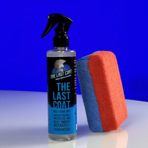 THE LAST COAT 8oz Upgraded Formula 2.0 Sio Hydrophobic Ceramic Coating + Microfiber Applicator